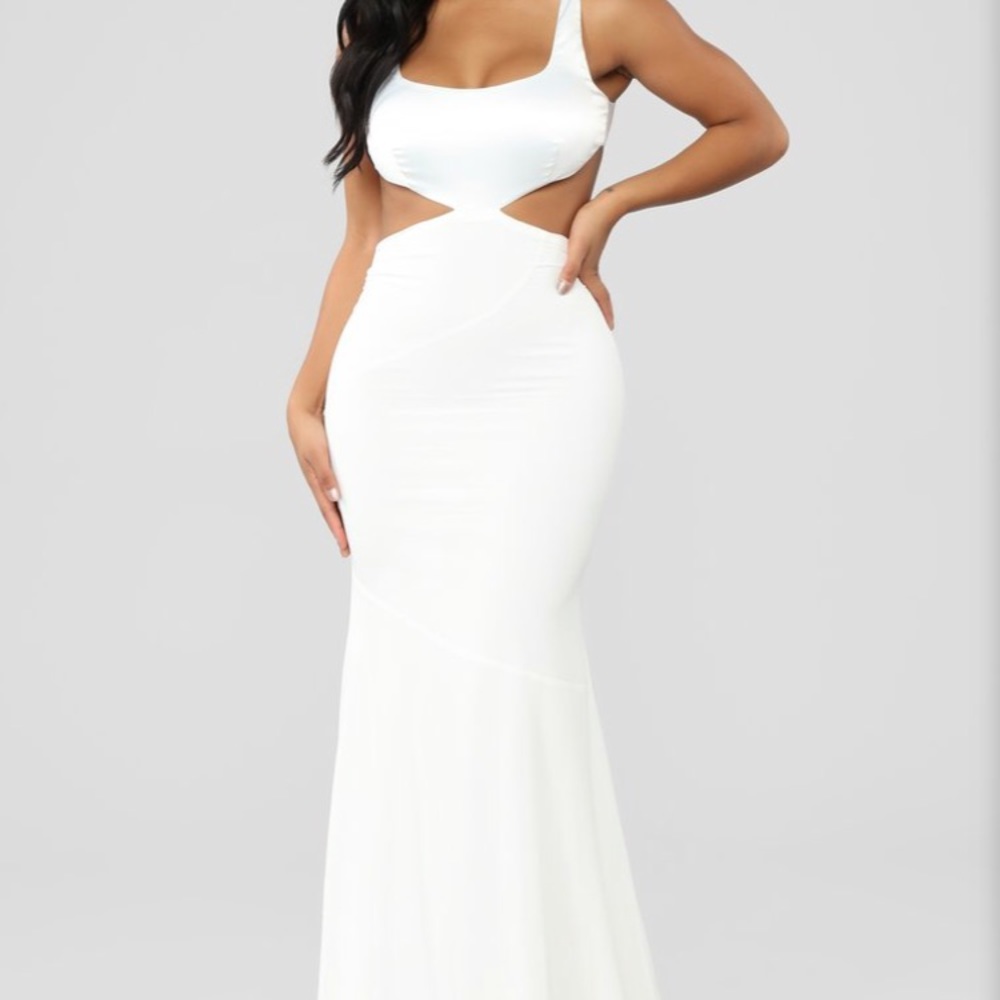Cut out maxi dress.
